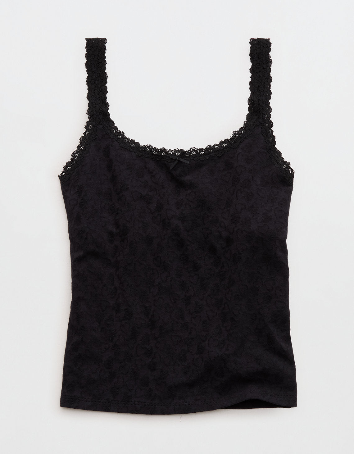 Top de tirantes de cuello alto Aerie - Negro 4448_4490_073_f