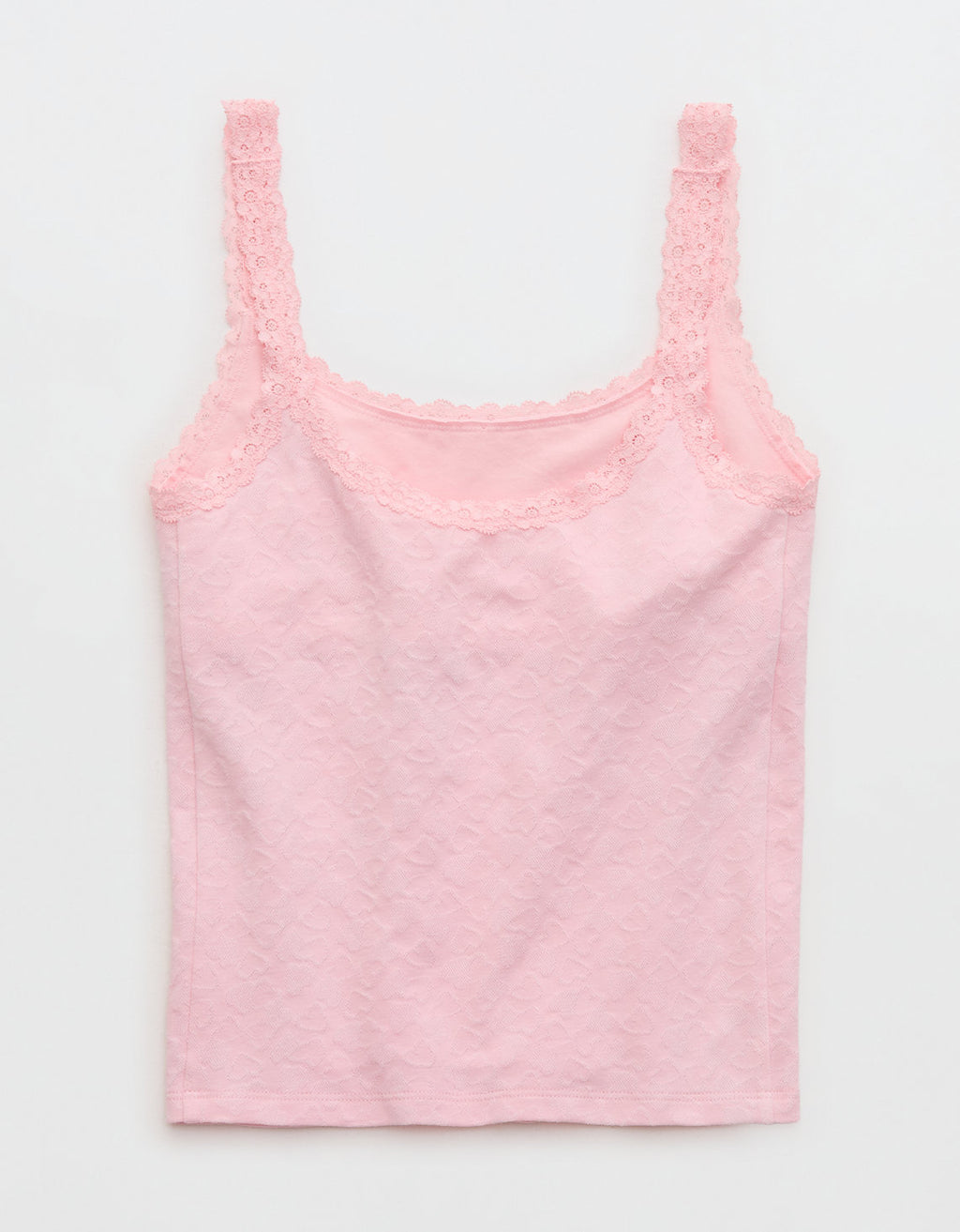 Top de tirantes de cuello alto Aerie - Rosa 4448_4490_602_b