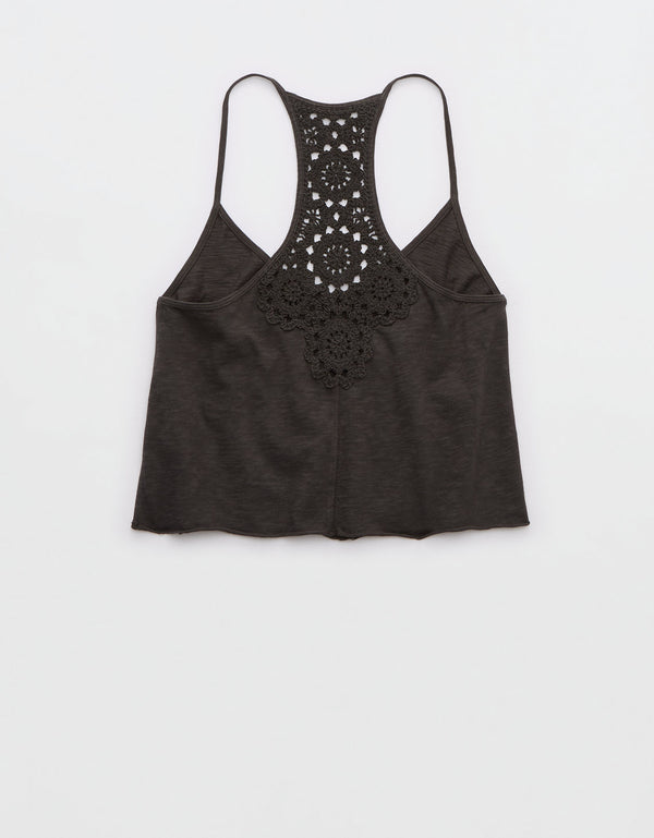 Blusa Aerie Tejida de Mujer - Gris
