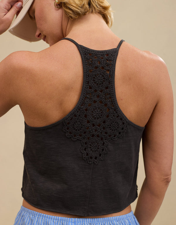 Blusa Aerie Tejida de Mujer - Gris