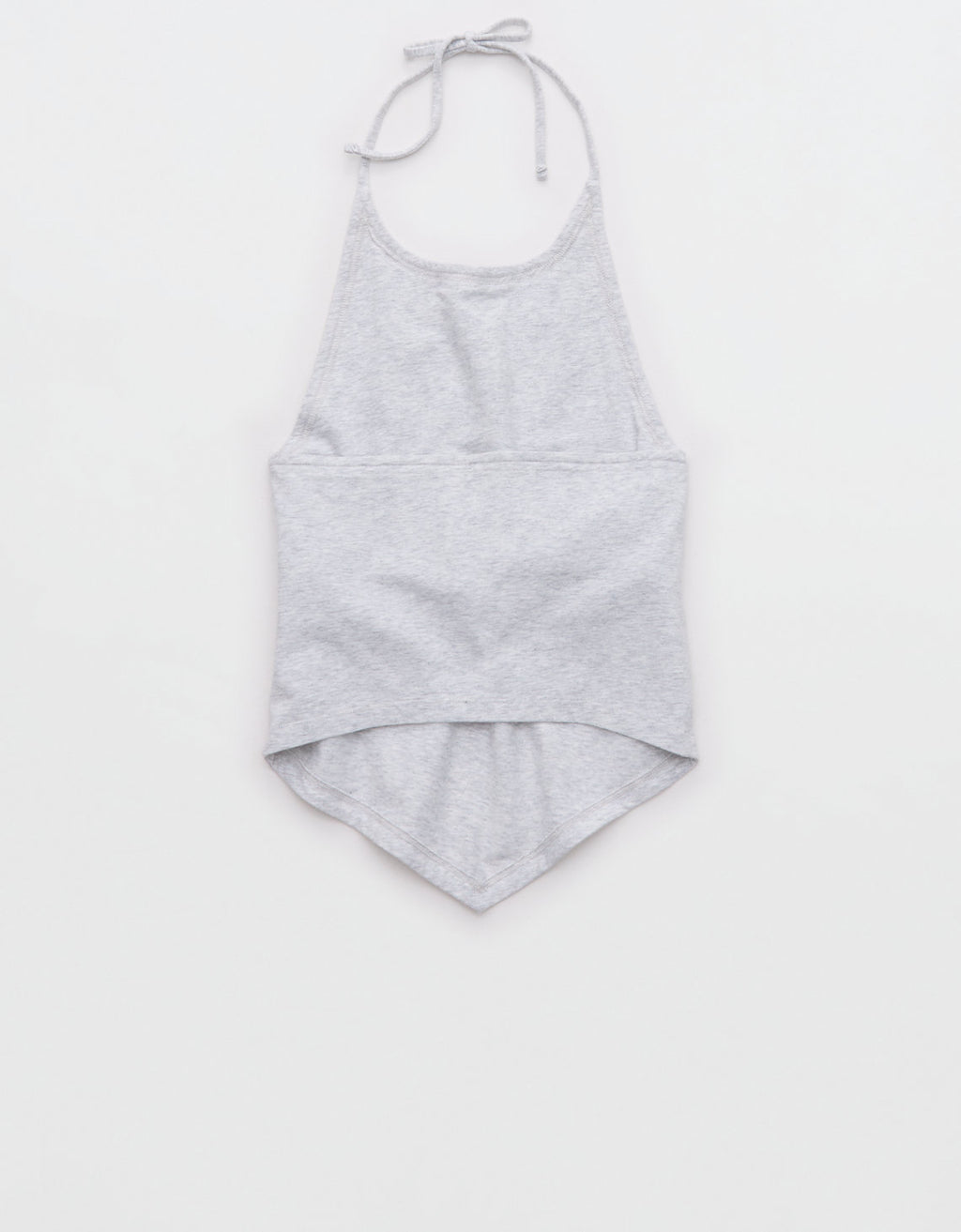 Camisa sin mangas con dobladillo pañuelo de Aerie. - Gris 4495_4144_092_b