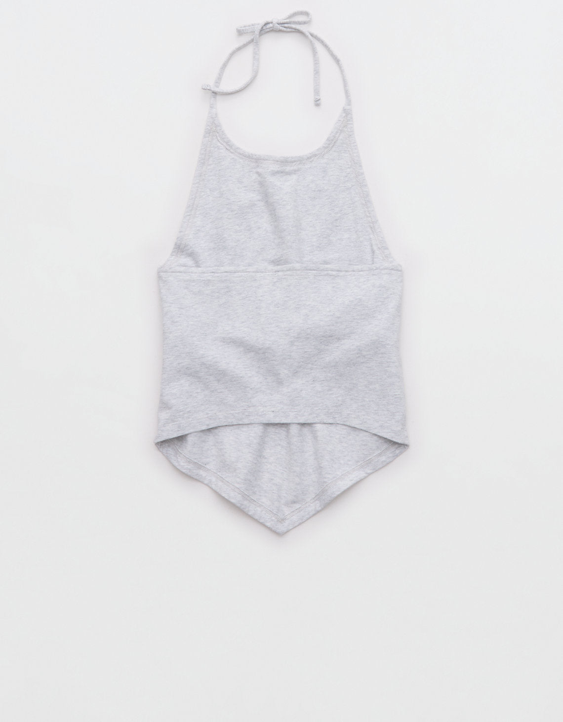 Camisa sin mangas con dobladillo pañuelo de Aerie. - Gris 4495_4144_092_b