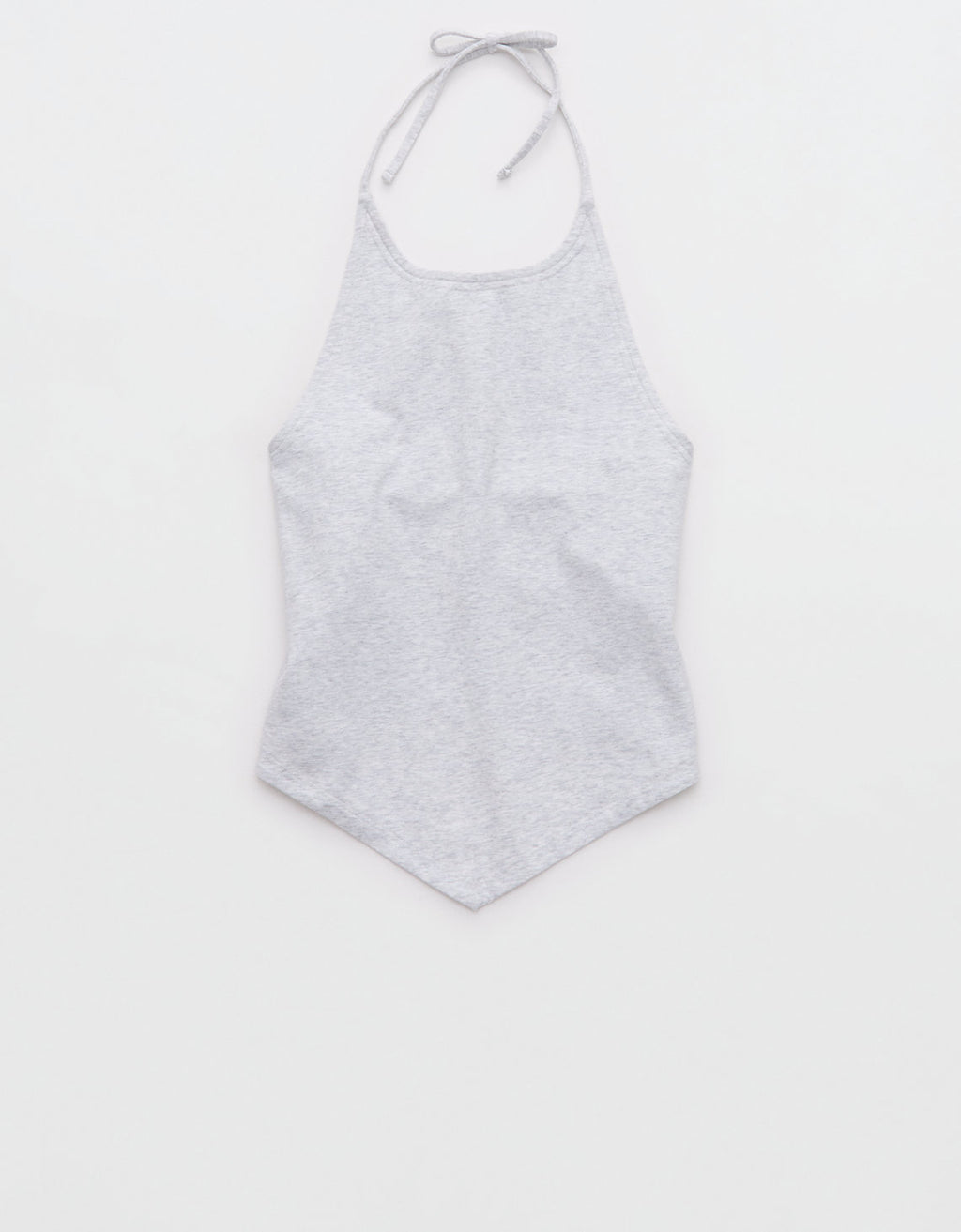 Camisa sin mangas con dobladillo pañuelo de Aerie. - Gris 4495_4144_092_f