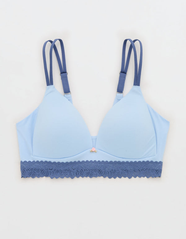 Sujetador inalámbrico ligeramente forrado Sunnie - Azul