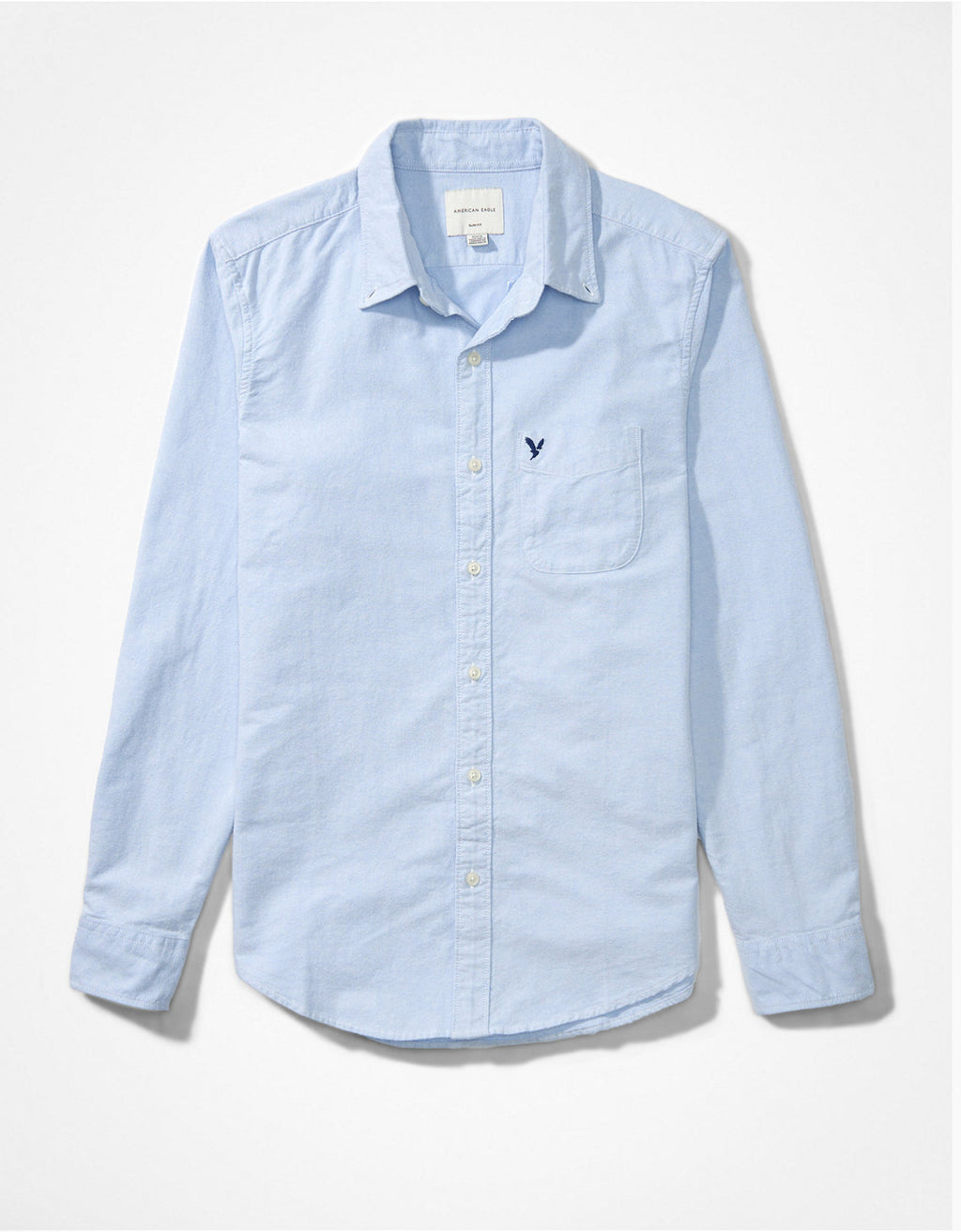 Camisa AE Oxford con botones Slim Fit - Azul 5153_2099_400_f