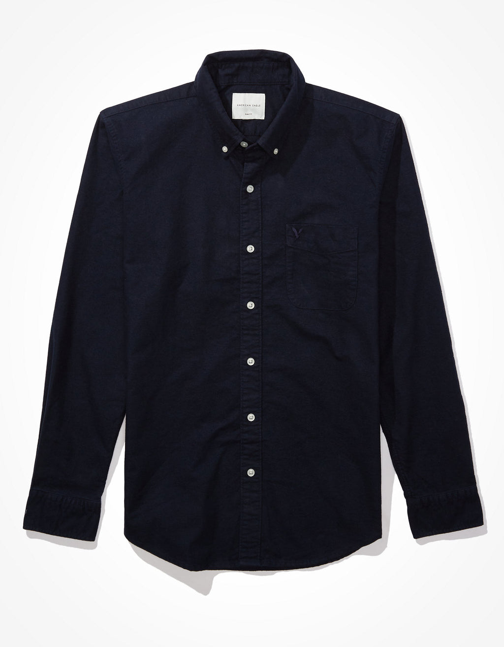 Camisa Slim fit Ae Oxford con botones - Azul 5153_2100_410_f