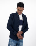 Camisa Slim fit Ae Oxford con botones - Azul 5153_2100_410_of