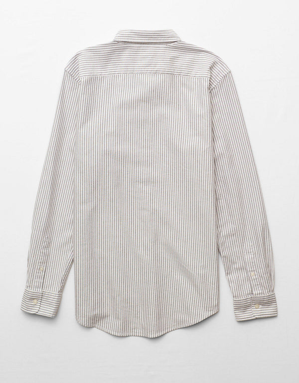 Camisa Oxford Slim Fit Ae - Negro