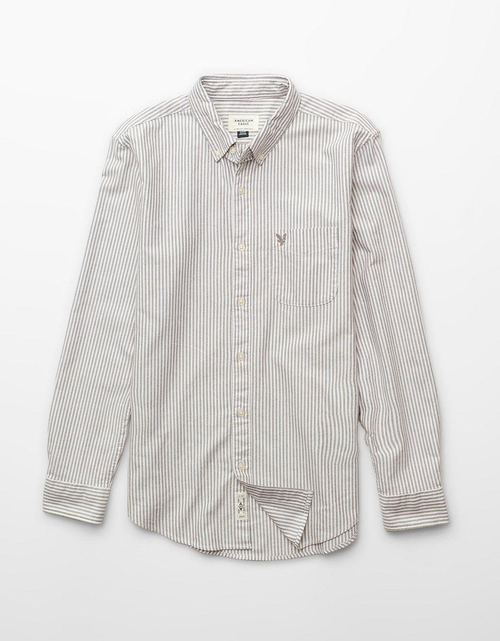 Camisa Oxford Slim Fit Ae - Negro 5153_2830_032_f