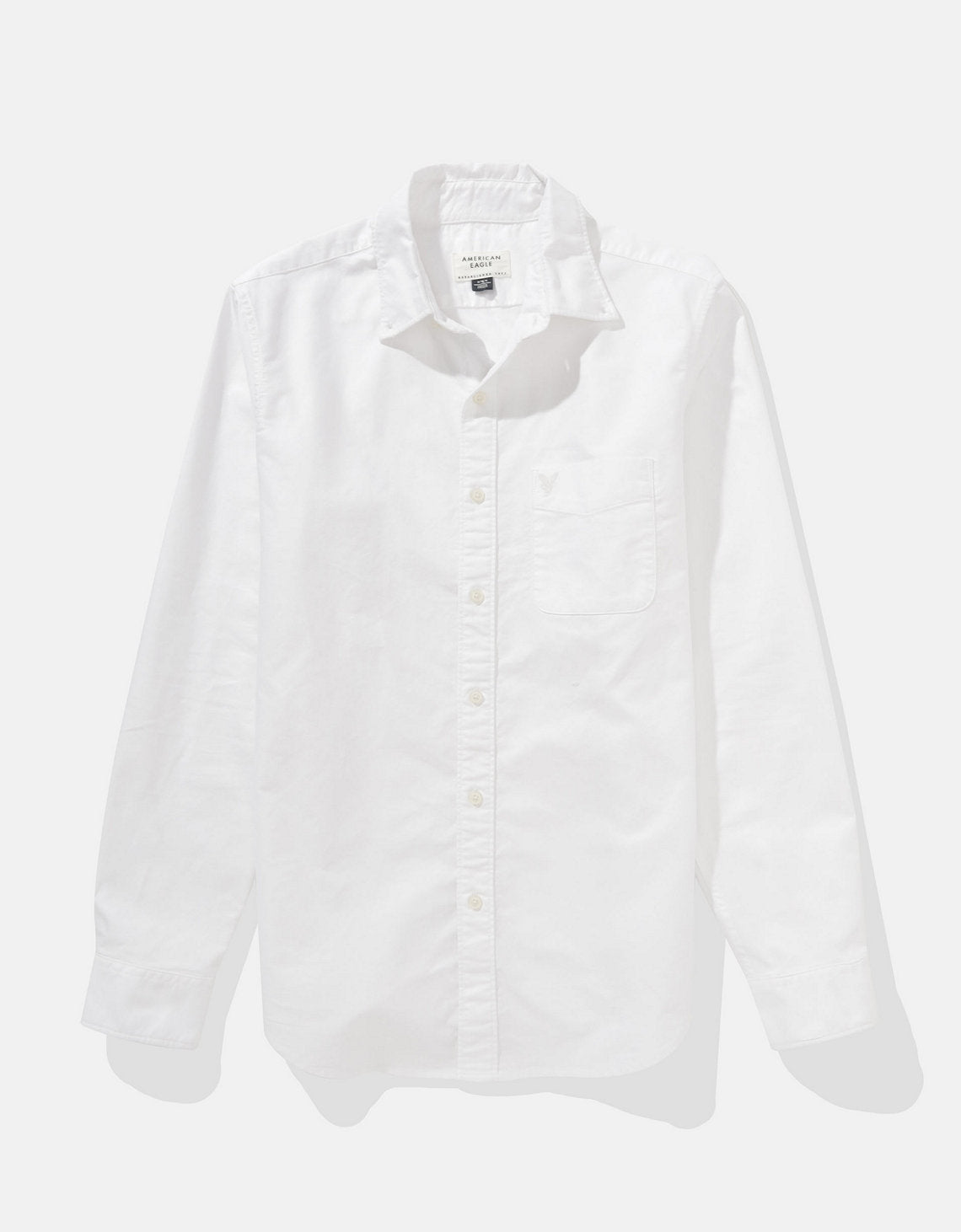 Camisa Oxford Slim Fit Ae - Blanco 5153_2830_100_f