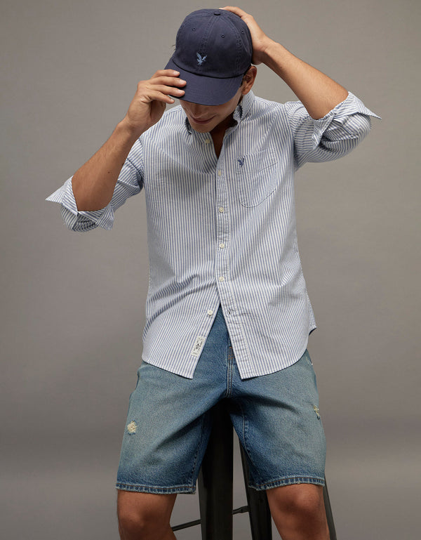 Camisa Oxford Slim Fit Ae - Generico