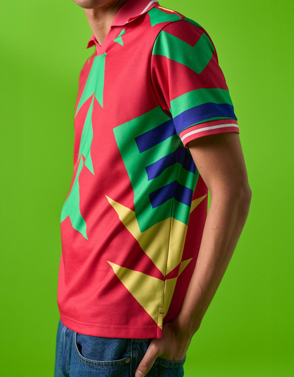 Camiseta Polo de Fútbol Ae - Rosa 5165_5218_626_d1