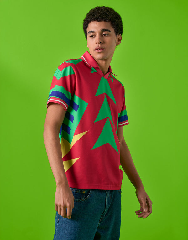 Camiseta Polo de Fútbol Ae - Rosa