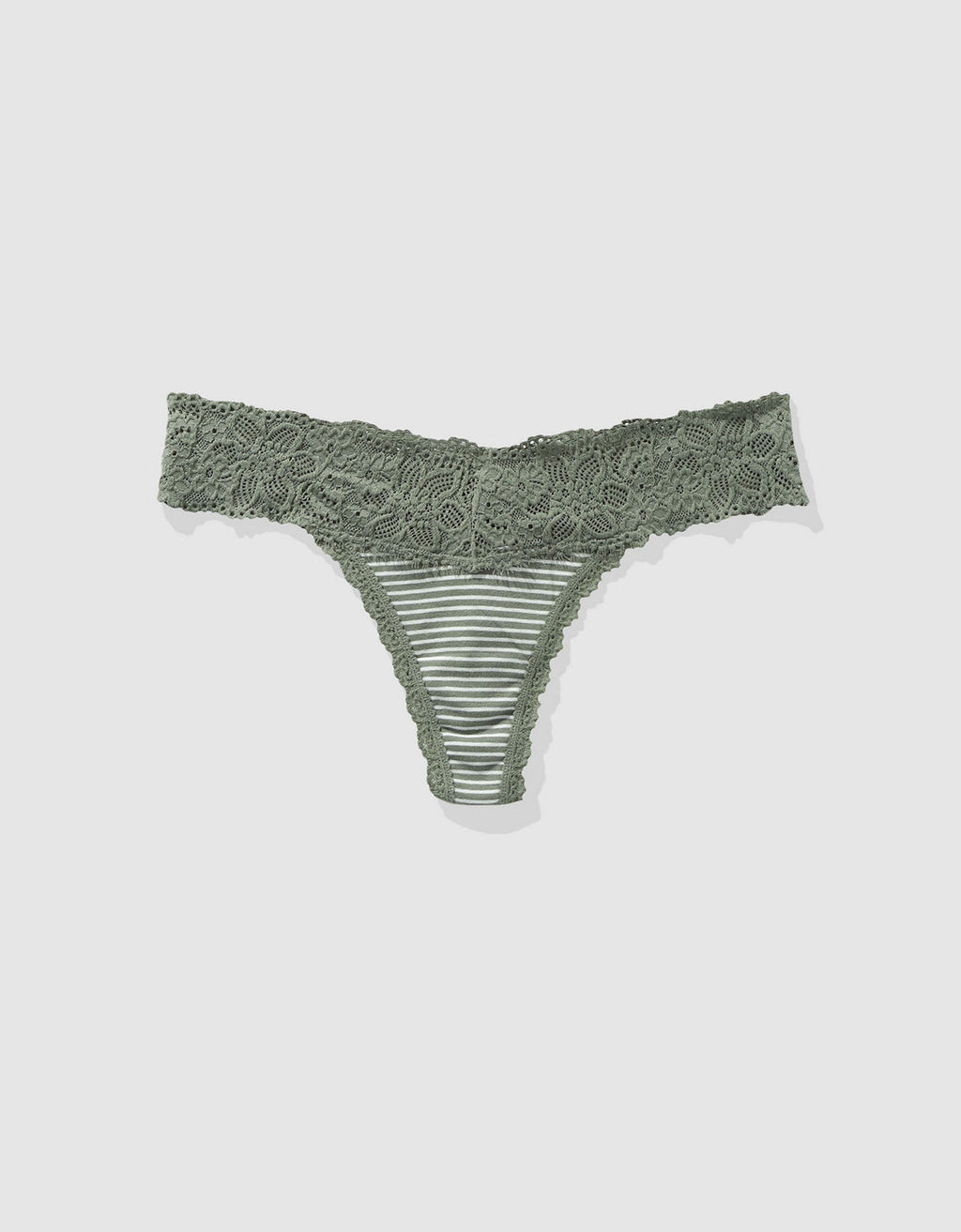 Tanga Aerie en algodón con encaje deshilado - Generico 5442_6879_331_f