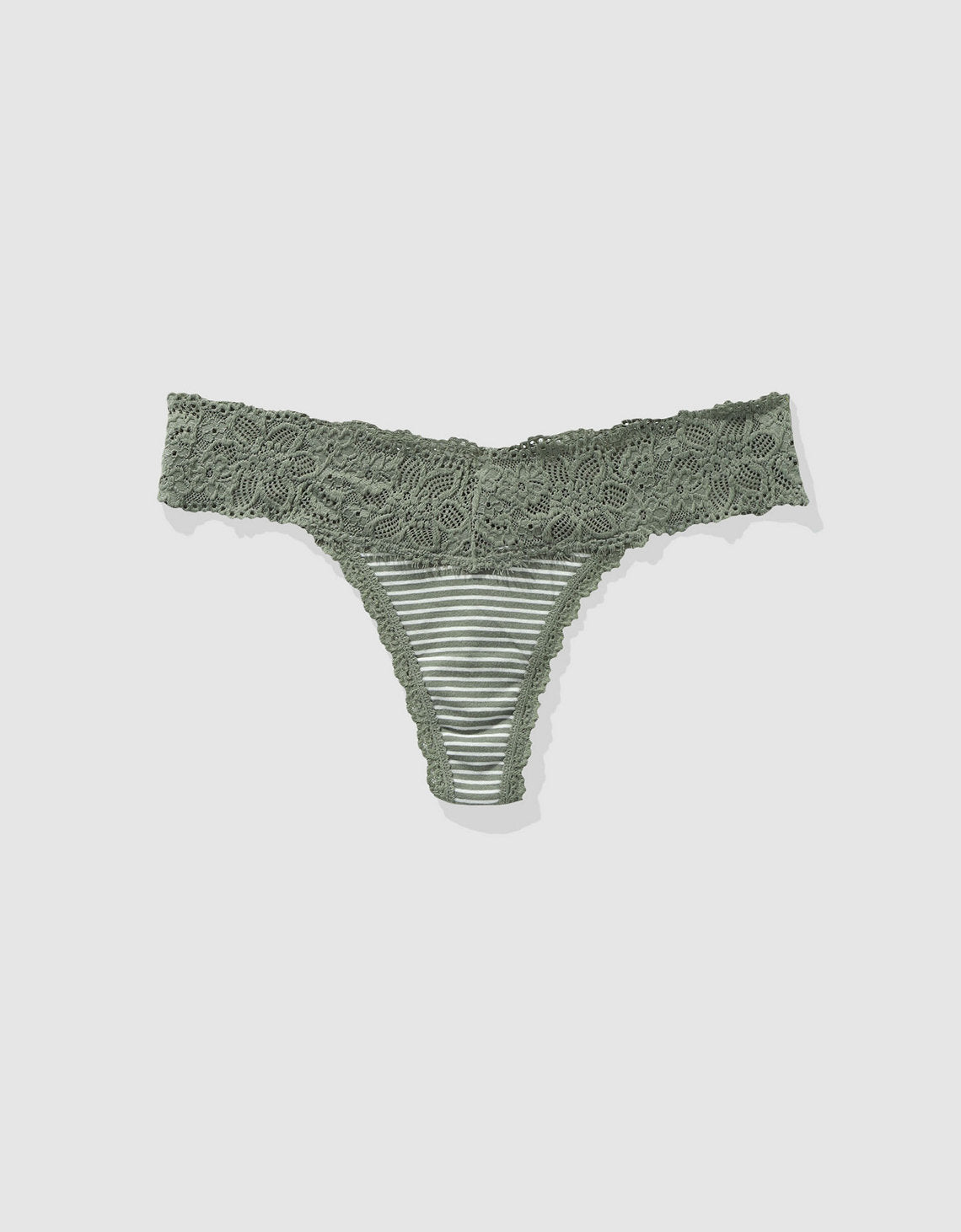 Tanga Aerie en algodón con encaje deshilado - Generico 5442_6879_331_f