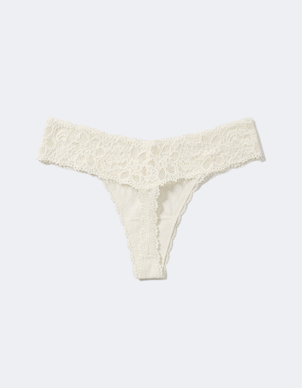 Tanga Aerie en algodón con encaje deshilado - Generico 5442_6908_125_b