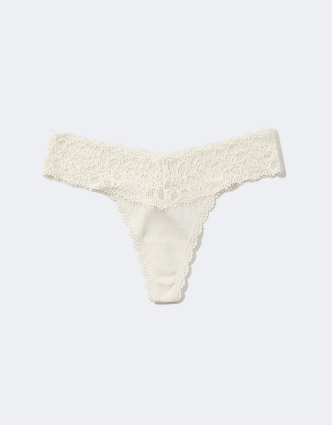 Tanga Aerie en algodón con encaje deshilado - Generico 5442_6908_125_f