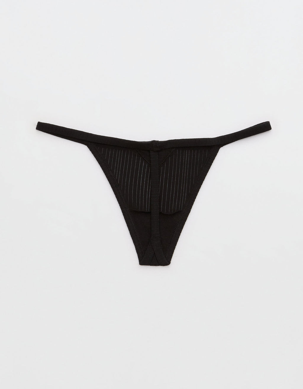 Tanga Aerie en algodón - Negro 5442_6983_073_b