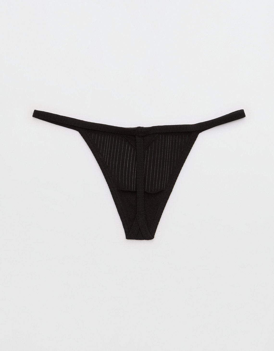 Tanga Aerie en algodón - Negro 5442_6983_073_b