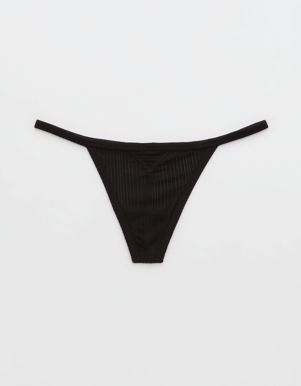 Tanga Aerie en algodón - Negro 5442_6983_073_f