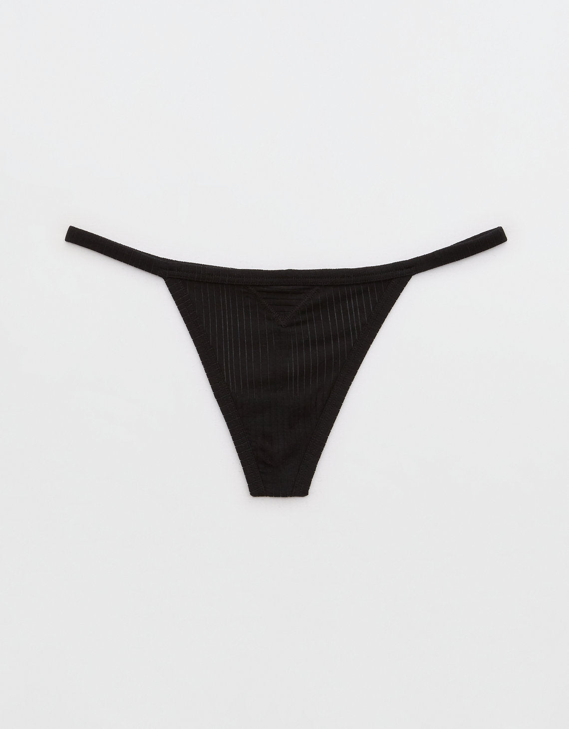 Tanga Aerie en algodón - Negro 5442_6983_073_f