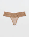 Tanga Aerie en algodón con detalles en encaje - Generico 5442_6992_158_f