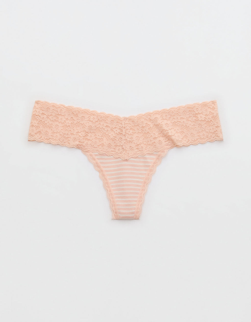 Tanga Aerie en algodón con detalles en encaje - Rosa 5442_6992_654_f