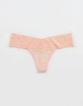 Tanga Aerie en algodón con detalles en encaje - Rosa 5442_6992_654_f