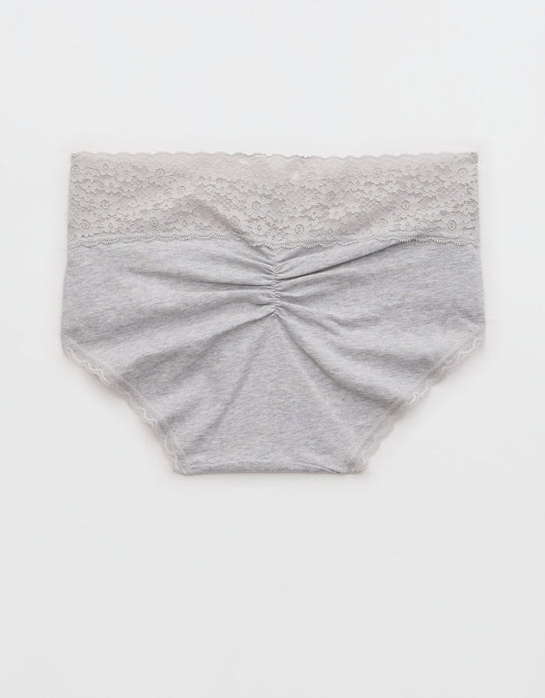 Boyfried Superchill de Encaje Vintage en Algodón By Aerie - Gris