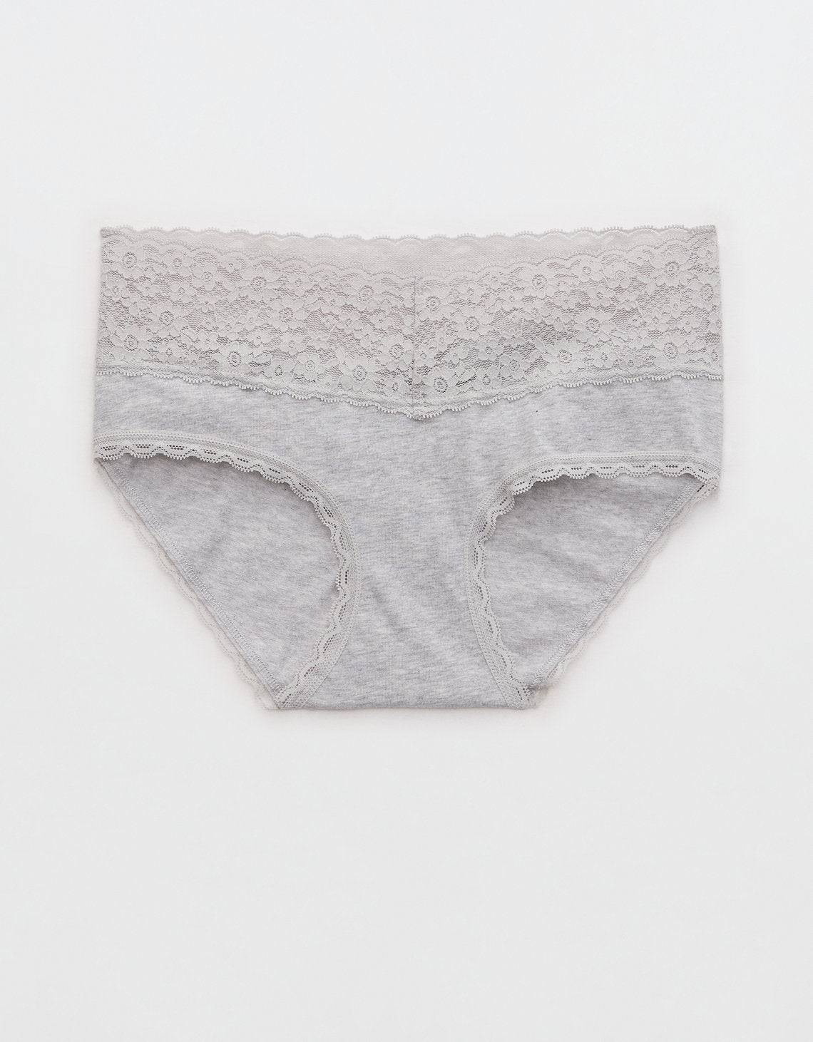 Boyfried Superchill de Encaje Vintage en Algodón By Aerie - Gris 5442_6997_012_f