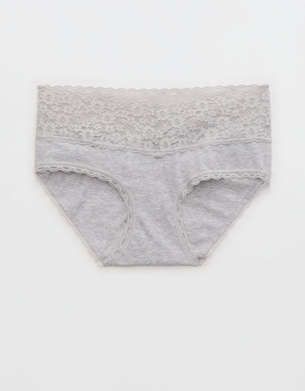 Boyfried Superchill de Encaje Vintage en Algodón By Aerie - Gris