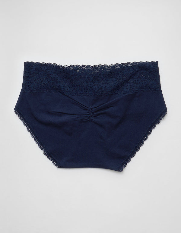 Boyfried Superchill de Encaje Vintage en Algodón By Aerie - Azul