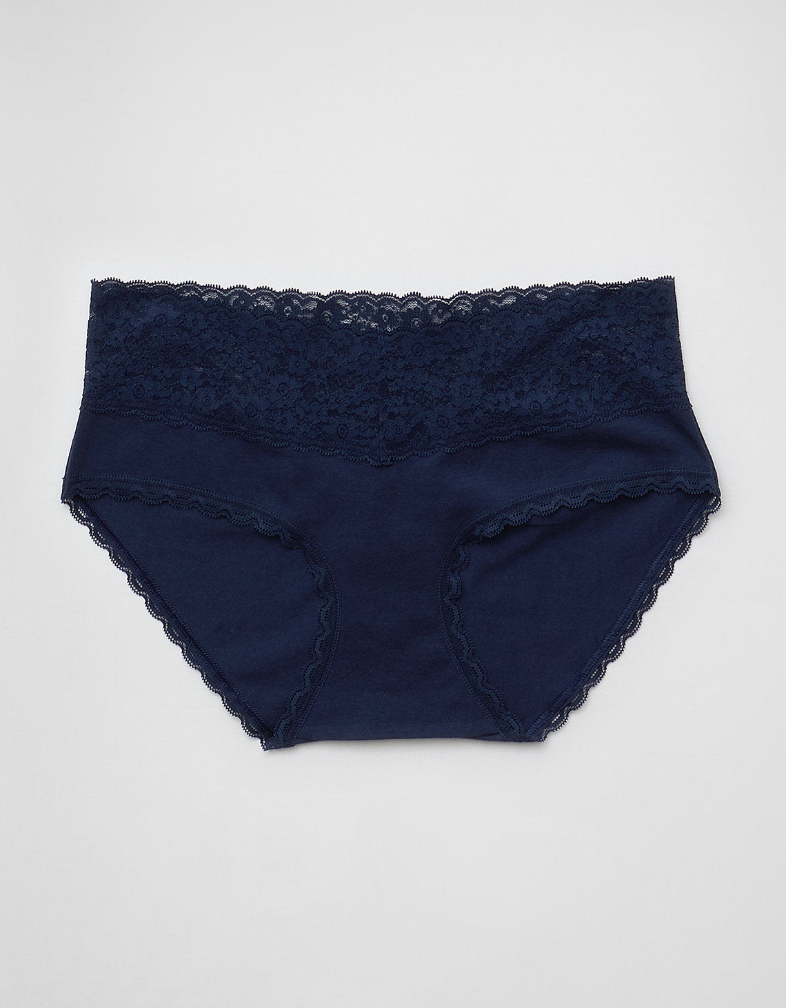 Boyfried Superchill de Encaje Vintage en Algodón By Aerie - Azul 5442_6997_410_f