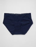 Boyfried Superchill de Encaje Vintage en Algodón By Aerie - Azul 5442_6997_410_f