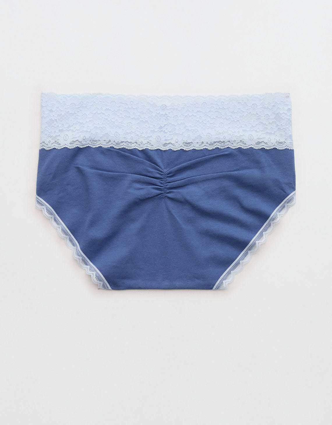 Boyfried Superchill de Encaje Vintage en Algodón By Aerie - Azul 5442_6997_417_b