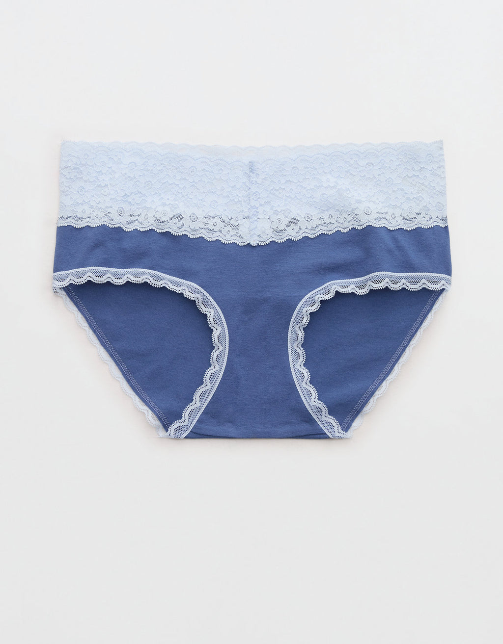 Boyfried Superchill de Encaje Vintage en Algodón By Aerie - Azul 5442_6997_417_f
