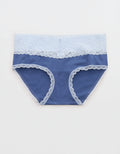 Boyfried Superchill de Encaje Vintage en Algodón By Aerie - Azul 5442_6997_417_f