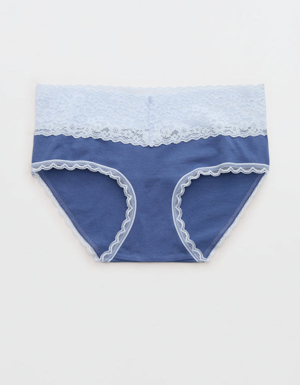 Boyfried Superchill de Encaje Vintage en Algodón By Aerie - Azul