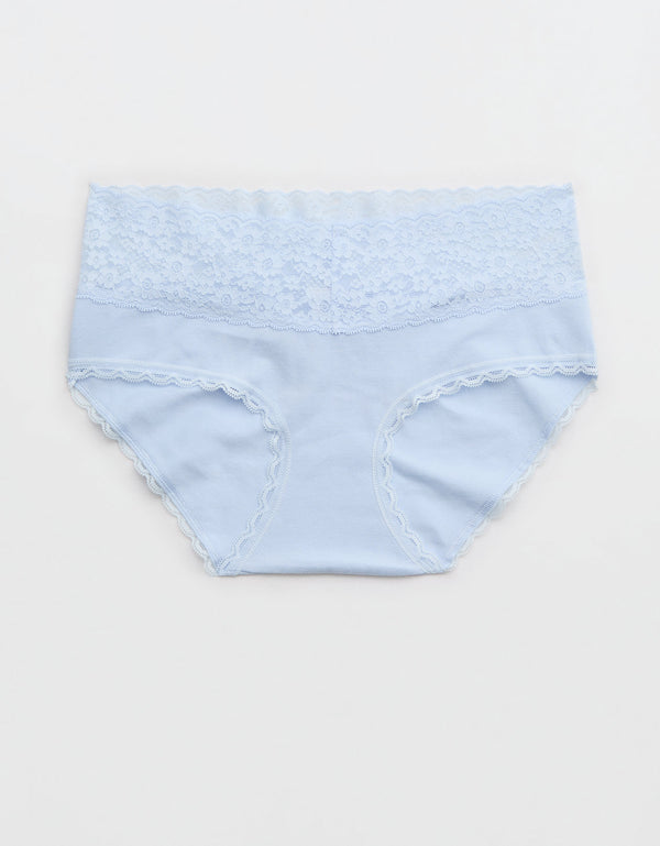 Boyfried Superchill de Encaje Vintage en Algodón By Aerie - Azul
