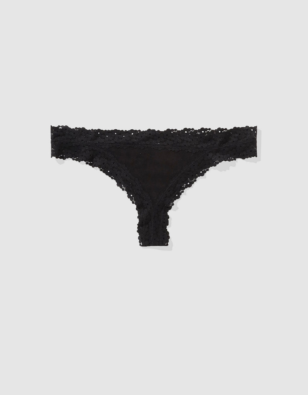 Tanga de encaje Mujer Aerie - Negro 5442_7087_073_f
