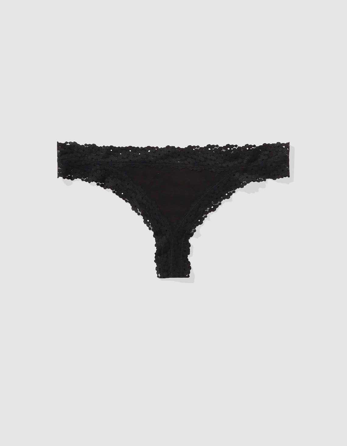Tanga de encaje Mujer Aerie - Negro 5442_7087_073_f