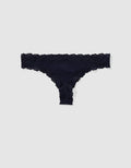 Tanga de encaje Mujer Aerie - Azul 5442_7087_410_b