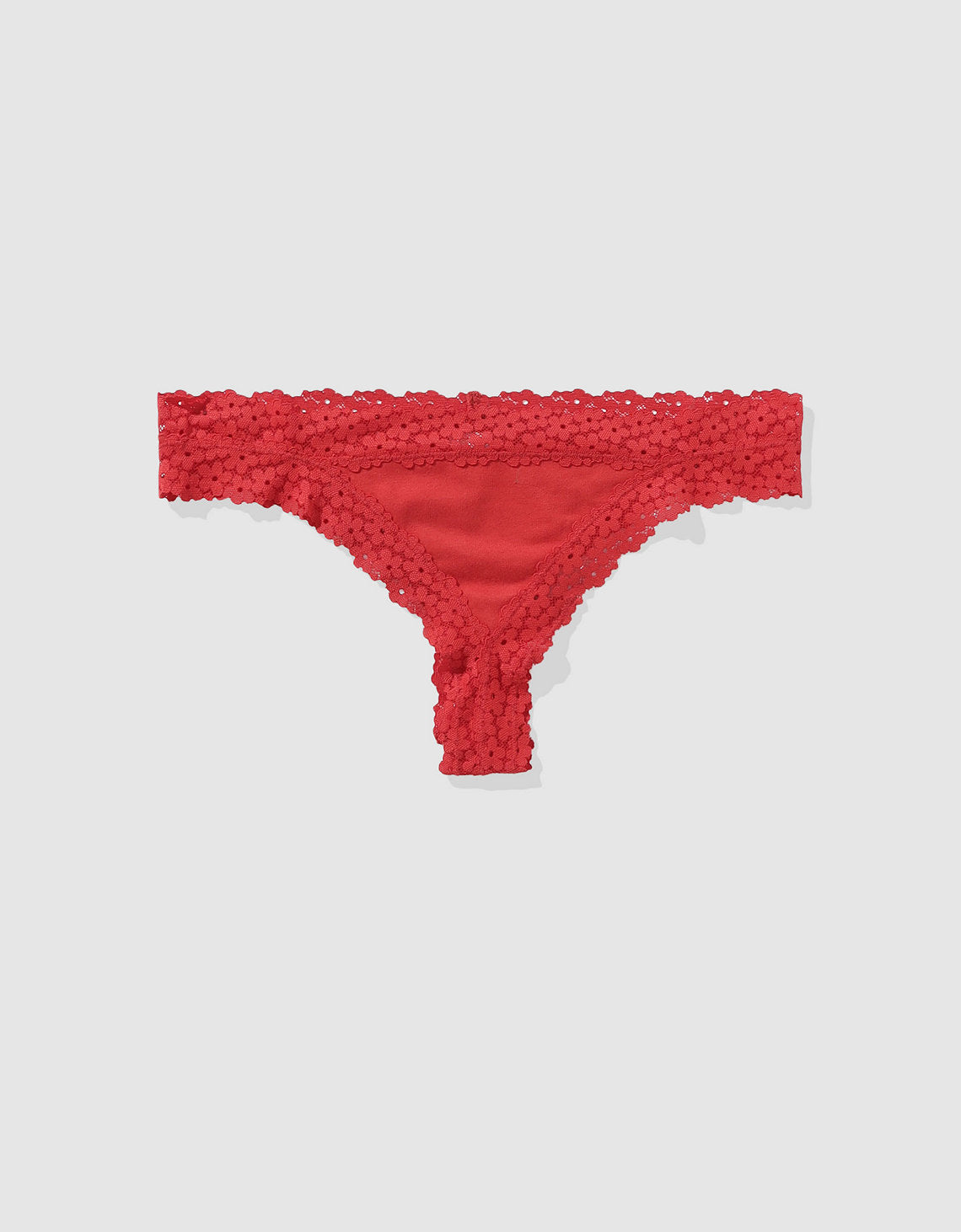 Tanga de encaje Mujer Aerie - Rojo 5442_7087_572_b