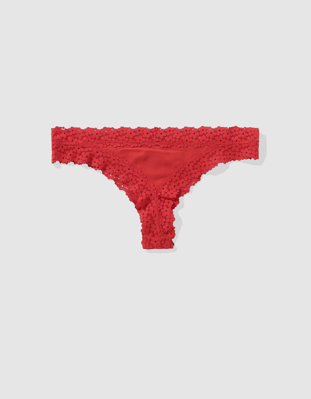 Tanga de encaje Mujer Aerie - Rojo 5442_7087_572_f