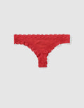 Tanga de encaje Mujer Aerie - Rojo 5442_7087_572_f