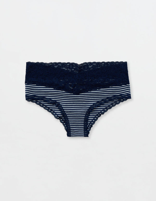 Superchill Cheeky de encaje By Aerie - Naval