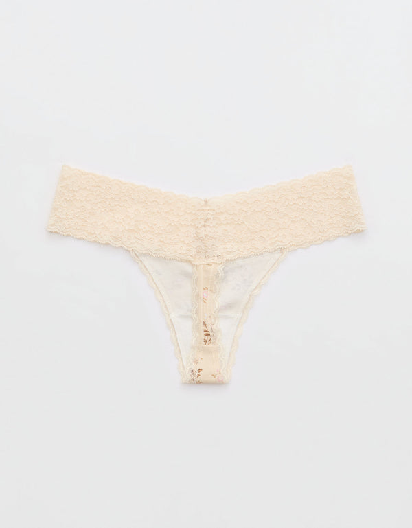 Thong Superchill de encaje de Algodón By Aerie - Generico 5442_7095_119_b