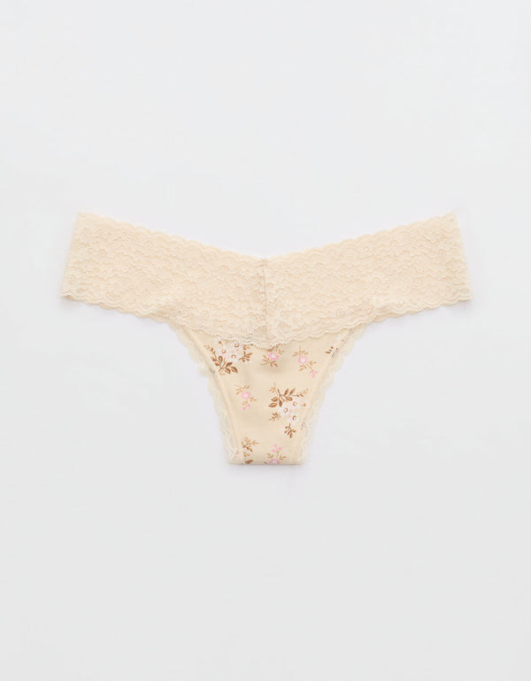 Thong Superchill de encaje de Algodón By Aerie - Generico 5442_7095_119_f