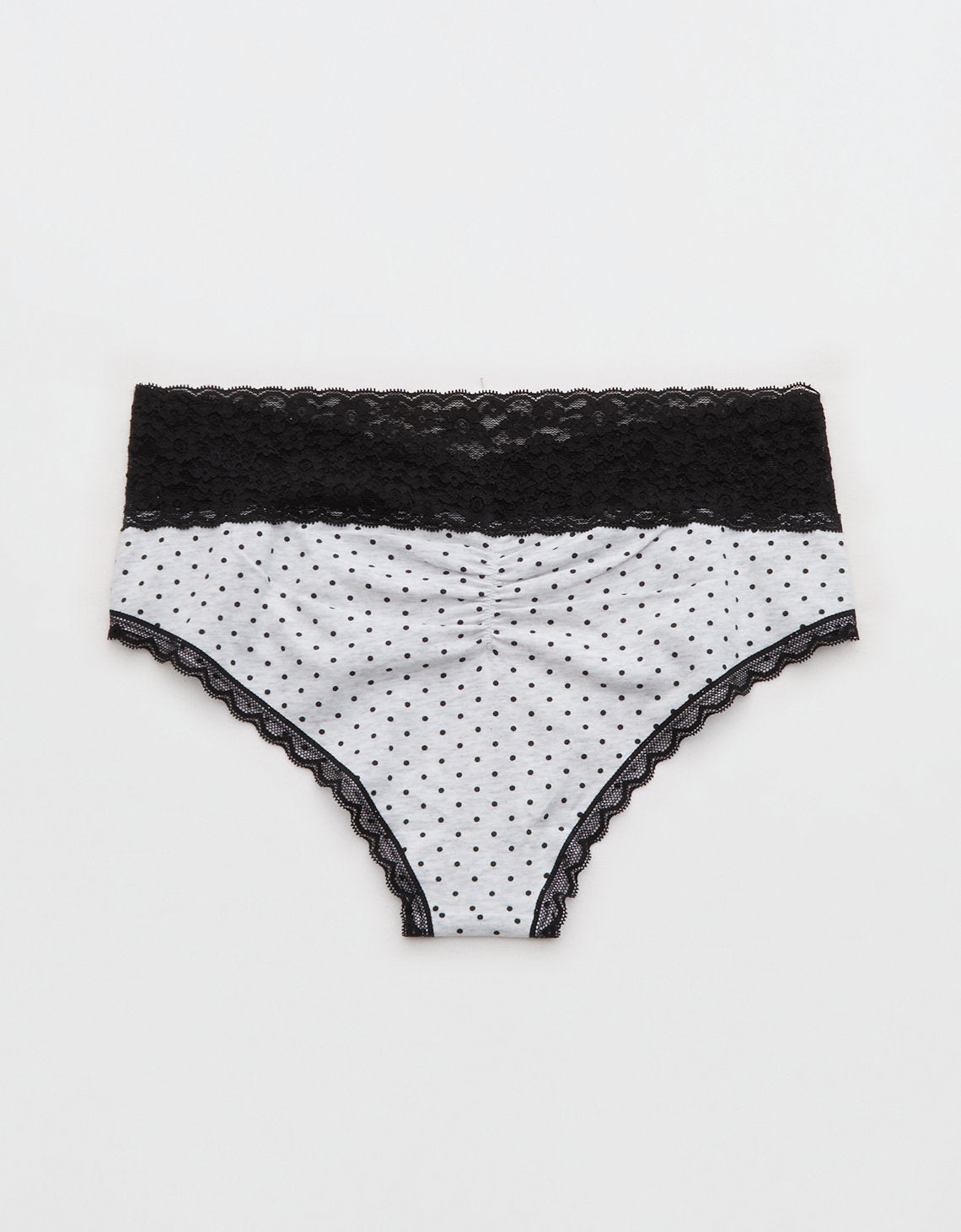 Cheeky Superchill de Algodón y encaje By Aerie - Gris 5442_7096_012_b
