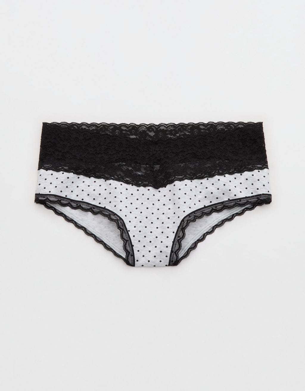 Cheeky Superchill de Algodón y encaje By Aerie - Gris 5442_7096_012_f